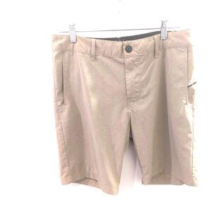 Nitrous Black Men’s Khaki Hybrid Golf Shorts Performance Casual Shorts Size 32